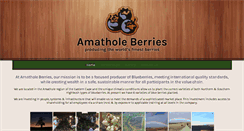 Desktop Screenshot of amatholeberries.co.za